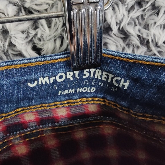 Natural Reflections Womens Gorpcore Cabin Flannel Lined Jeans 14 Blue Straight - Picture 8 of 16